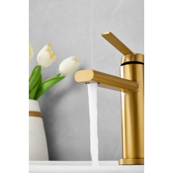 Смеситель для раковины Belz B10813-5, золото - фото 17