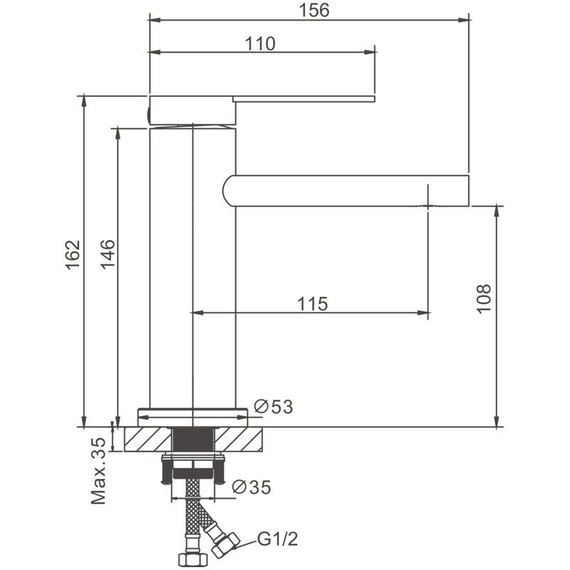 Смеситель для раковины Belz B10813-5, золото - фото 27