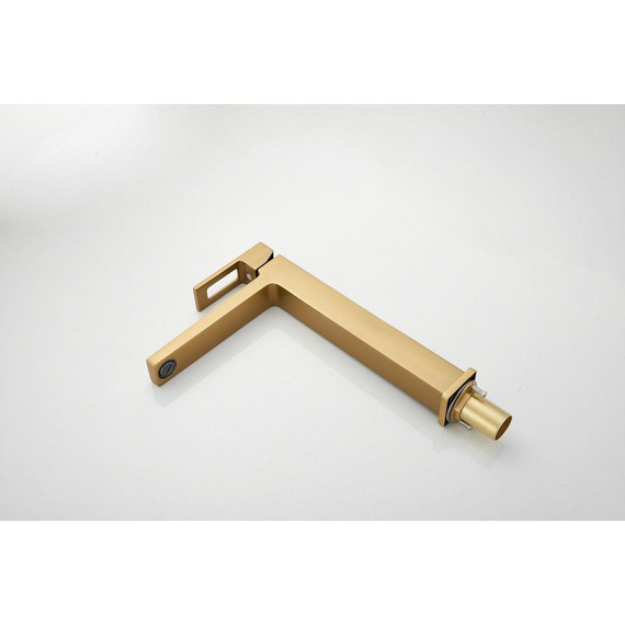 Смеситель для раковины высокий Belz B11658-5, золото - фото 18