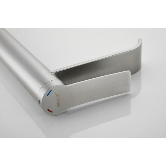 Смеситель для раковины высокий Belz B11812-1, сатин - фото 20