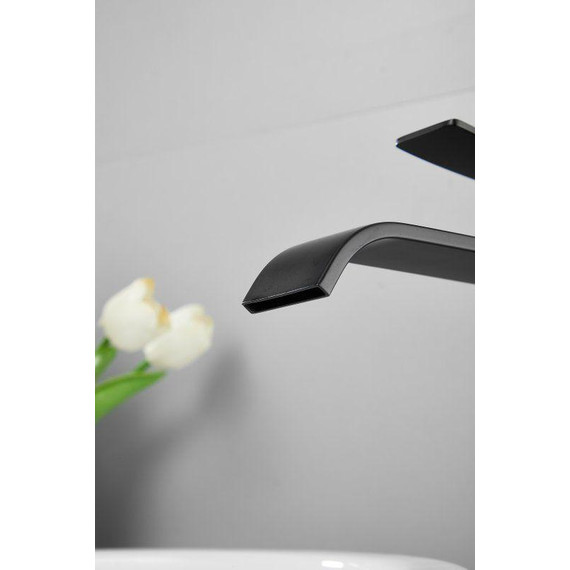 Смеситель для раковины высокий Belz B11812-7, чёрный - фото 16