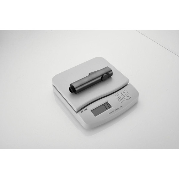 Смеситель для раковины с лейкой для биде Belz B12713-3, оружейная сталь - фото 28