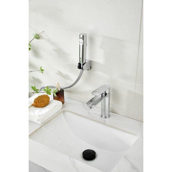 Смеситель для раковины с лейкой для биде Belz B12713 - фото 2