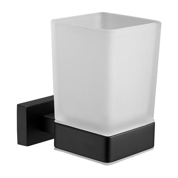 Стакан для зубных щеток Belz B90306, чёрный матовый - фото 