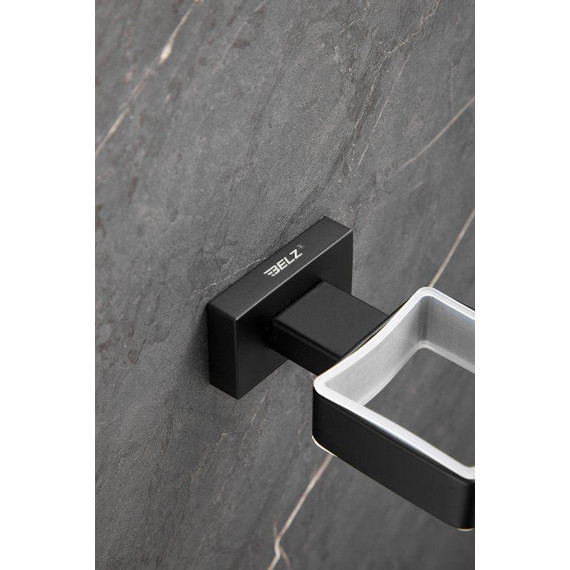 Стакан для зубных щеток Belz B90306, чёрный матовый - фото 21