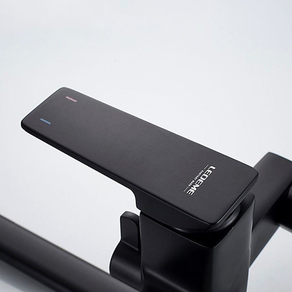 Смеситель для ванны Ledeme L2278B, чёрный - фото 8