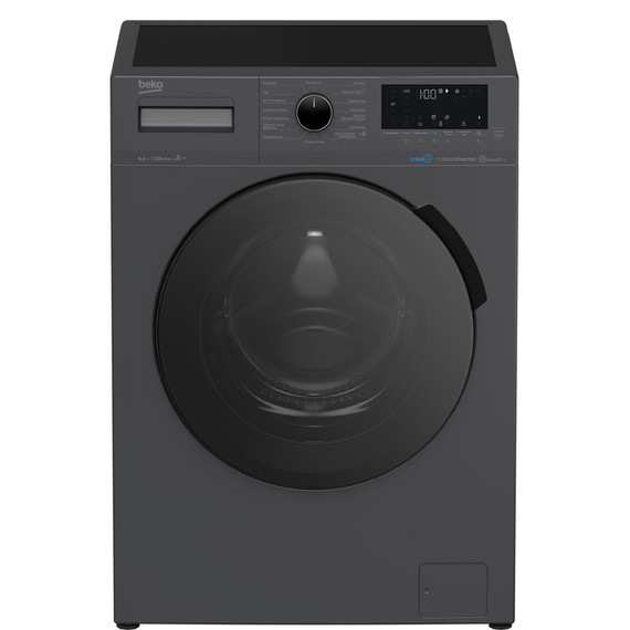 Стиральная машина Beko SteamCure WSPE6H616A, цвет черный - фото 