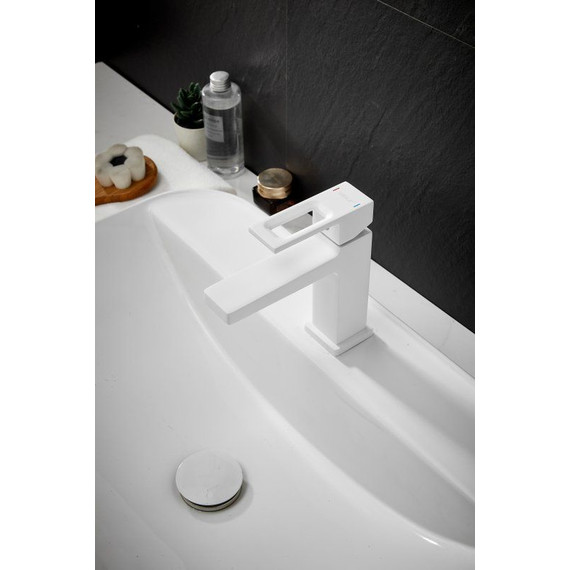 Смеситель для раковины Belz B10658-8, белый - фото 4