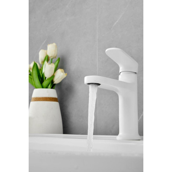 Смеситель для раковины Belz B10713-8, белый - фото 5