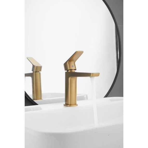 Смеситель для раковины Belz B10715-5, золото - фото 7