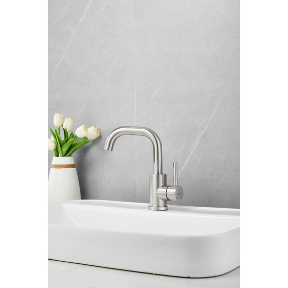 Смеситель для раковины Belz B10809-1, сатин - фото 6