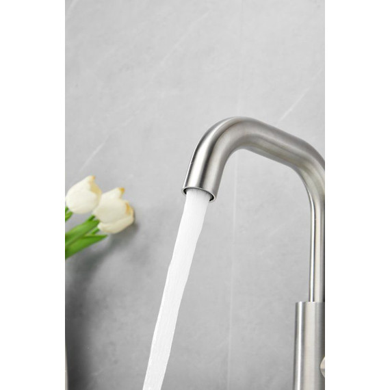 Смеситель для раковины Belz B10809-1, сатин - фото 7