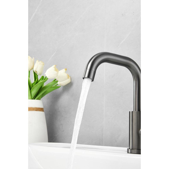 Смеситель для раковины Belz B10810-3, оружейная сталь - фото 3