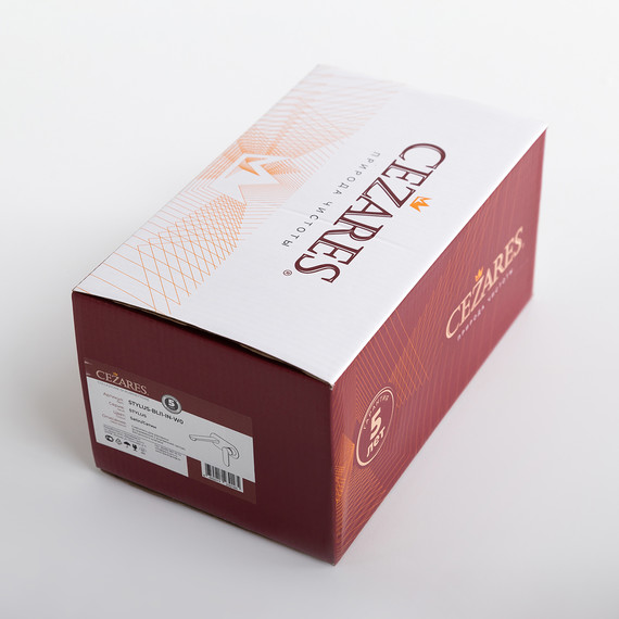 Смеситель для раковины настенный Cezares STYLUS-BLI1-IN-W0 (со скрытой частью) сатин, Цвет производителя: сатин - фото 4