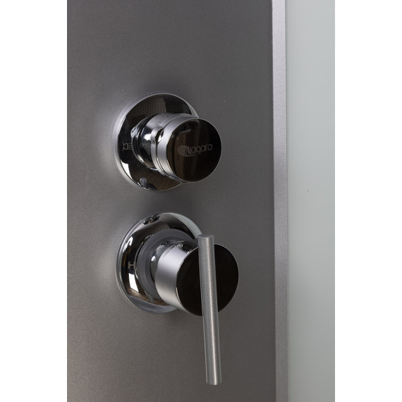 Душевая кабина Niagara Classic 80х80х215 см NG-2307-14P, высокий поддон (40см), стекло матовое, профиль серебро (безсиликоновая сборка) - фото 10