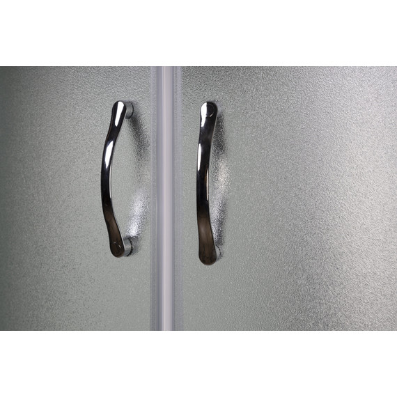 Душевая кабина Niagara Classic 80х80х215 см NG-2307-14P, высокий поддон (40см), стекло матовое, профиль серебро (безсиликоновая сборка) - фото 5