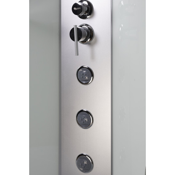 Душевая кабина Niagara Classic 80х80х215 см NG-2307-14F, высокий поддон (40см), стекло матовое, профиль серебро (безсиликоновая сборка) - фото 15