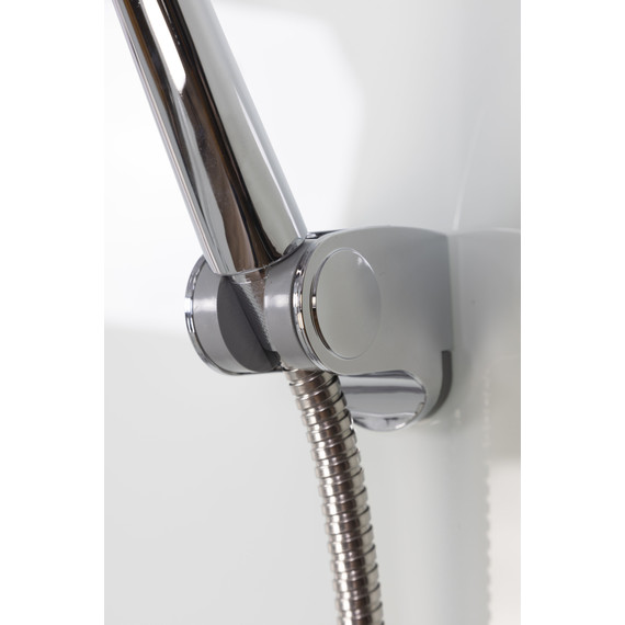 Душевая кабина Niagara Classic 80х80х215 см NG-2307-14P, высокий поддон (40см), стекло матовое, профиль серебро (безсиликоновая сборка) - фото 14