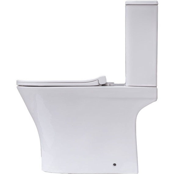 Унитаз-компакт безободковый Sole Boho Turbo с тонкой крышкой микролифт (система смыва Торнадо) - фото 13