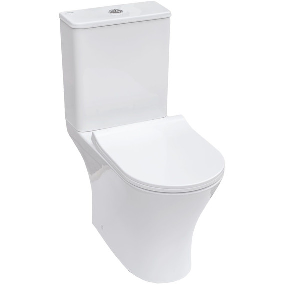 Унитаз-компакт безободковый Sole Boho Turbo с тонкой крышкой микролифт (система смыва Торнадо) - фото 2