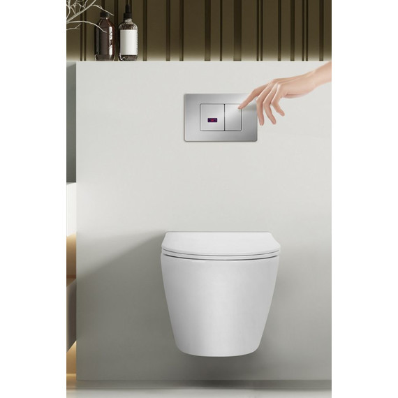 Кнопка смыва сенсорная Abber AC0122S - фото 2