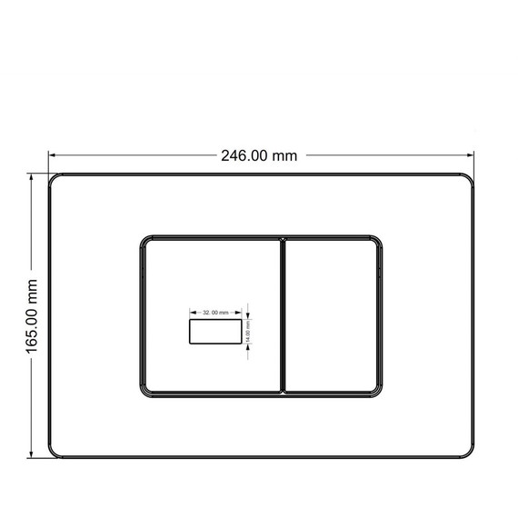 Кнопка смыва сенсорная Abber AC0122S - фото 5