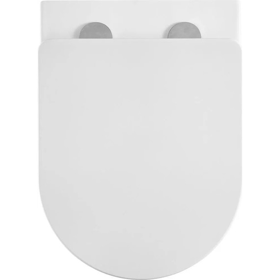 Унитаз подвесной безободковый Azario Grado AZ-0046-UQ3 с крышкой микролифт (Система смыва торнадо), Цвет производителя: белый - фото 5