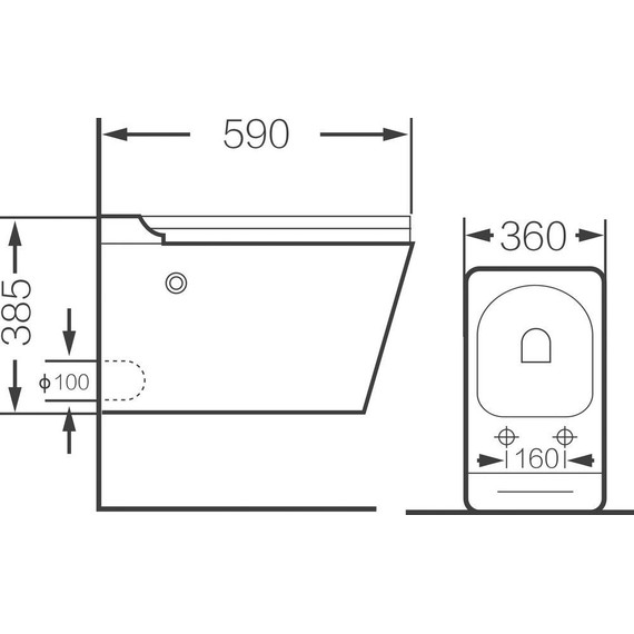 Унитаз импульсный подвесной Grossman Impuls GR-5501 с сиденьем микролифт, с инсталляцией Grossman 901.5502.01.000 в комплекте - фото 8