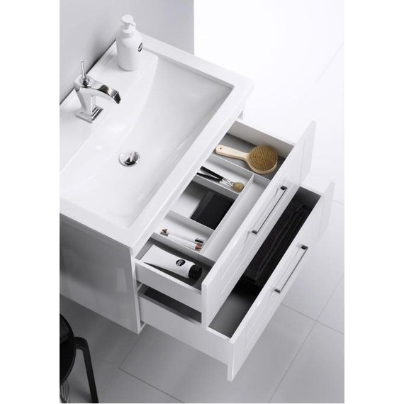 Тумба подвесная с раковиной Aqwella Манчестер 70 см MAN01072 - фото 5