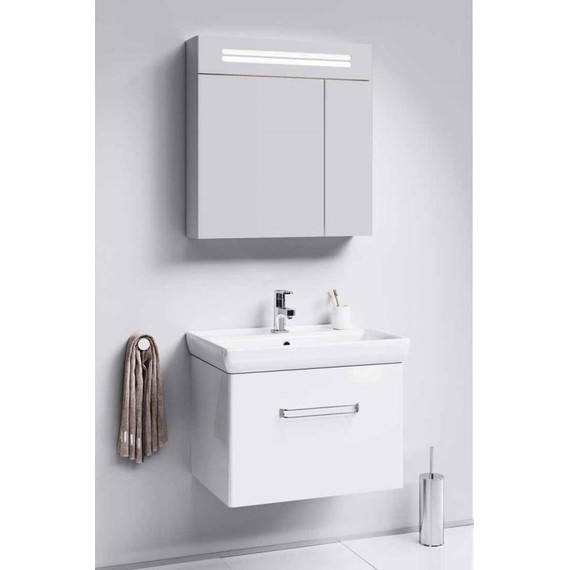 Тумба подвесная с раковиной Aqwella Нео 70 см Neo.01.07/1 (раковина Дрея) - фото 4