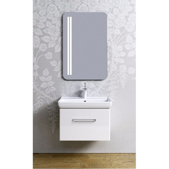 Тумба подвесная с раковиной Aqwella Нео 70 см Neo.01.07/1 (раковина Дрея) - фото 5