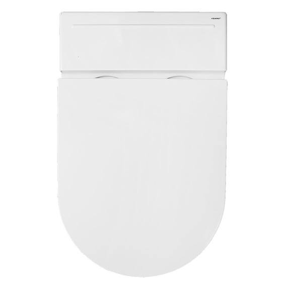 Унитаз приставной импульсный Azario AZ102 с тонкой крышкой микролифт - фото 8