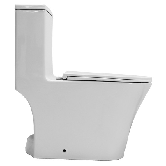 Унитаз-моноблок Azario Vally AZ-80687 с тонкой крышкой микролифт (Система смыва Торнадо) - фото 13