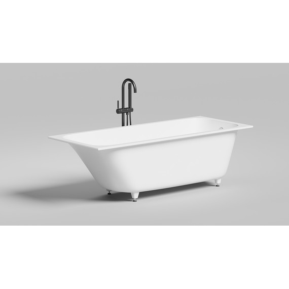 Ванна каменная Salini Orlanda 168x69 см 102021M (S-Stone) матовая - фото 2