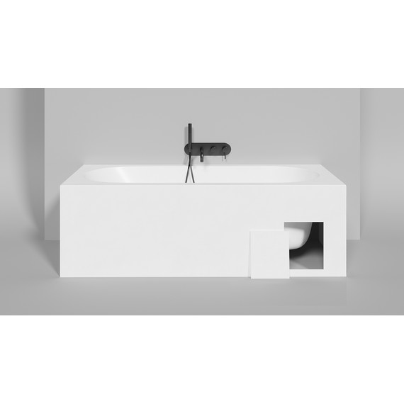 Ванна каменная Salini Ornella 180x80 см 102312G (S-Sense) глянцевая - фото 7