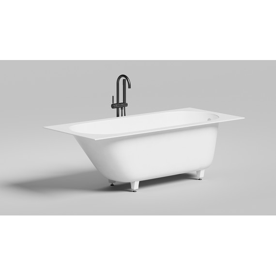 Ванна каменная Salini Ornella 169x75 см 102321M (S-Stone) матовая - фото 2