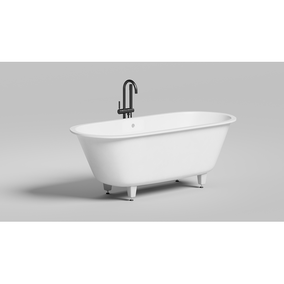 Ванна каменная Salini Ornella 180x80 см 103411G (S-Sense) глянцевая - фото 8