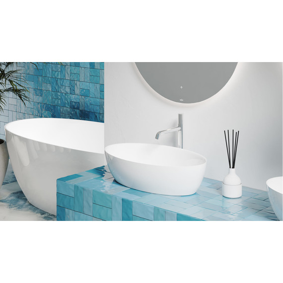 Ванна каменная Salini Alda 170x80 см 101922M (S-Stone) матовая - фото 8