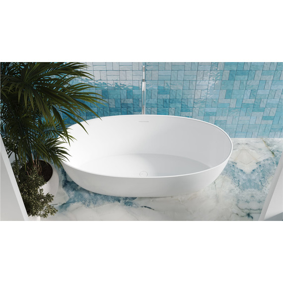 Ванна каменная Salini Alda 170x80 см 101922M (S-Stone) матовая - фото 7