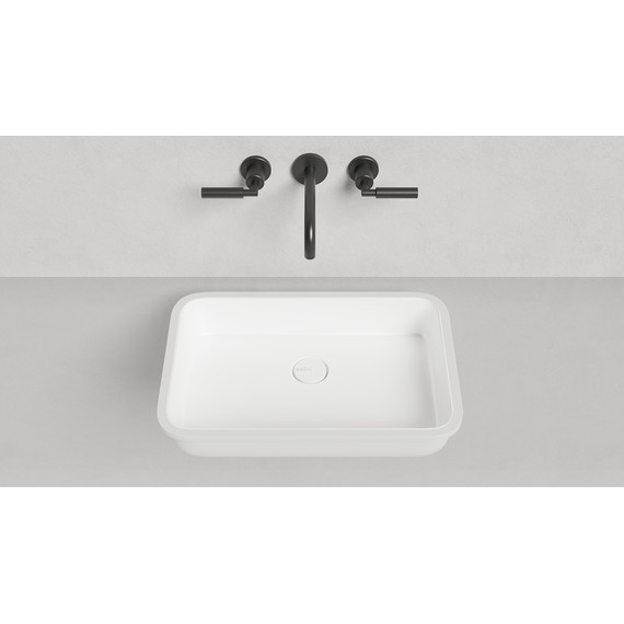 Раковина врезная под столешницу Salini Marea 09 55 см 1802209M (S-Stone) матовая - фото 3