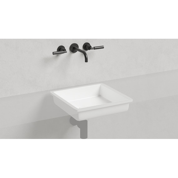 Раковина врезная под столешницу Salini Marea 07 42 см 1802207M (S-Stone) матовая - фото 2