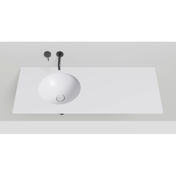 Раковина врезная под столешницу Salini Marea 05 42 см 1802205M (S-Stone) матовая - фото 3