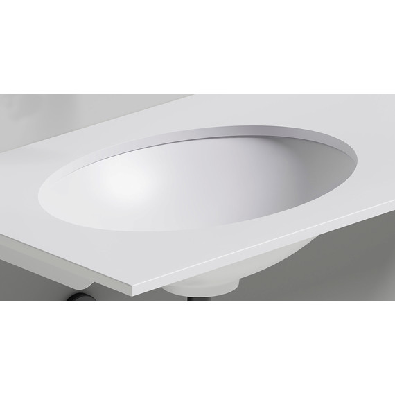 Раковина врезная под столешницу Salini Marea 11 55 см 1802211M (S-Stone) матовая - фото 7