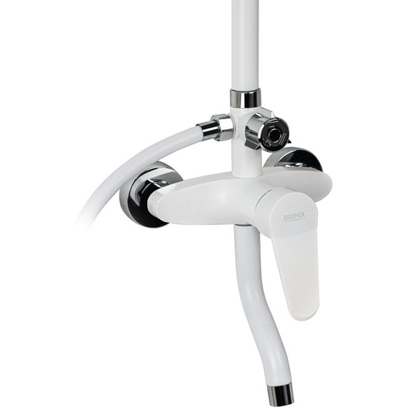 Душевая стойка Brimix 3054, белый (материал абс пластик) - фото 2