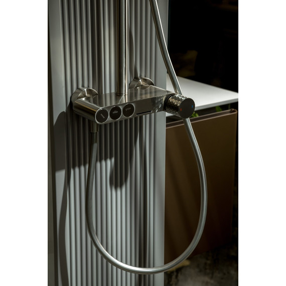 Душевая стойка Boheme Stick 128-NB.2, никель - фото 2