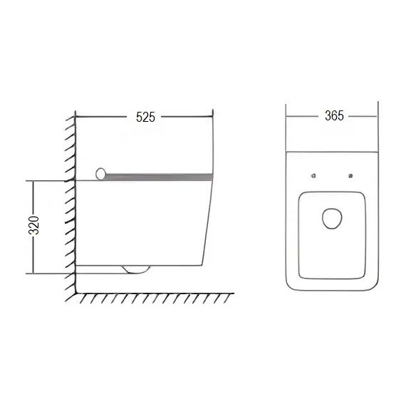 Унитаз подвесной безободковый Cerutti SPA Viola Aria Tornado 10583 с тонкой крышкой микролифт (система смыва Торнадо) - фото 5