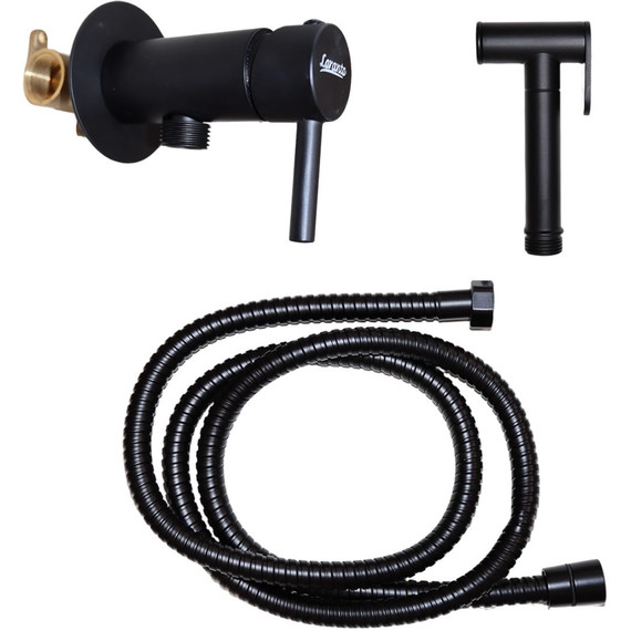 Набор для гигиенического душа Loranto LR80543000 (со скрытой частью) чёрный - фото 