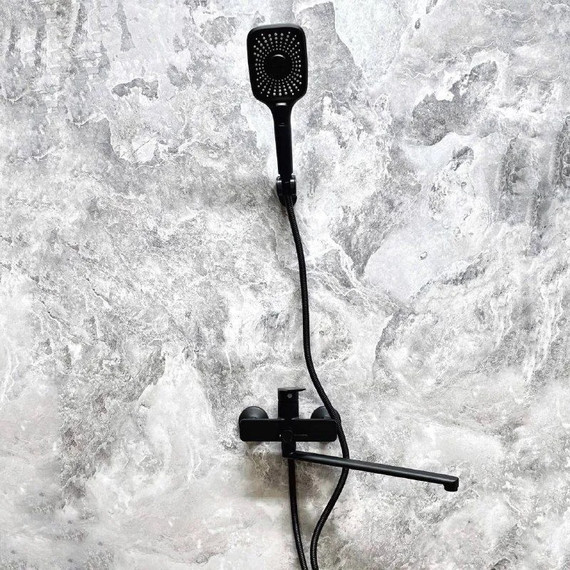 Смеситель для ванны Belz B22533-7, чёрный - фото 2