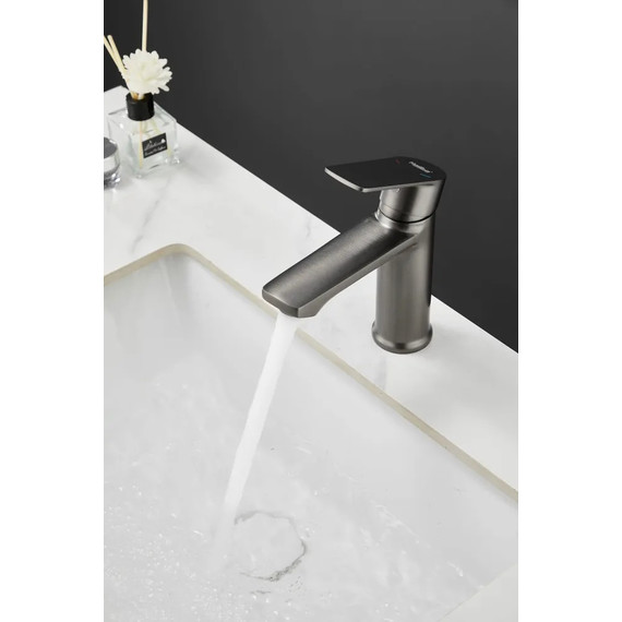 Смеситель для раковины Haiba HB10726-3, графит - фото 9