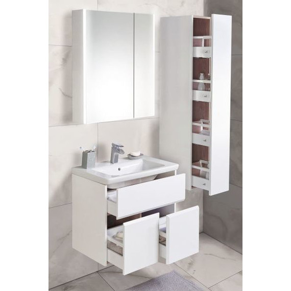 Зеркальный шкаф ROCA The Up 70 см ZRU9303016, белый - фото 4